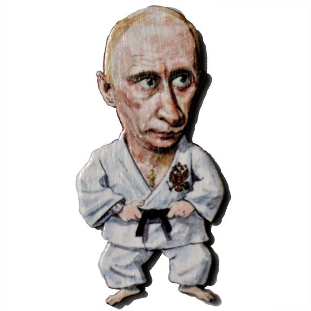 Магнит на холодильник Путин Дзюдоист Магнит на холодильник Путин Дзюдоист