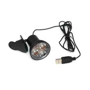 USB Лампочка на прищепке 3 светодиода