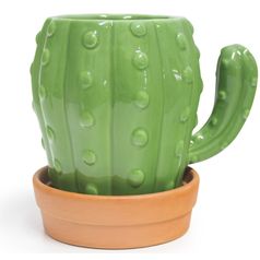 Кружка с блюдцем Кактус Cactus