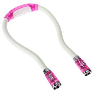 Гибкий фонарь-трансформер (Бело-розовый)