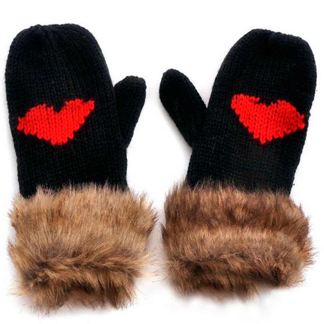 Сердечные Варежки