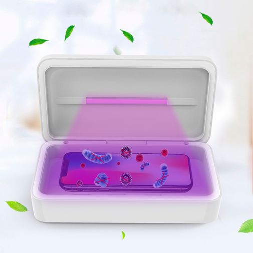 Стерилизатор для смартфона с беспроводной зарядкой UV Sterilizer