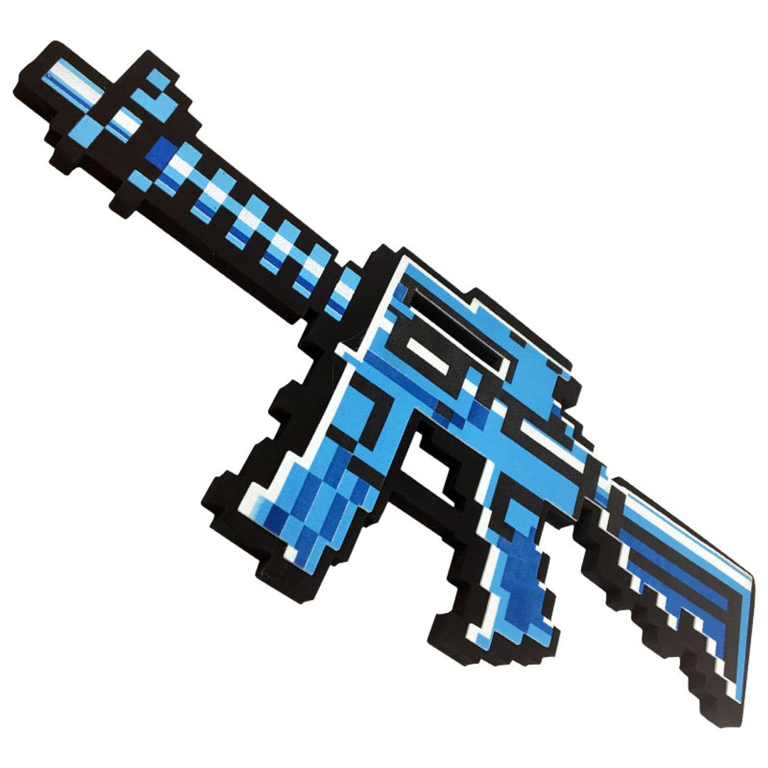 Игры пистолеты майнкрафт. Автомат Pixel Crew m16. Пиксельные оружия. Оружие из МАЙНКРАФТА.