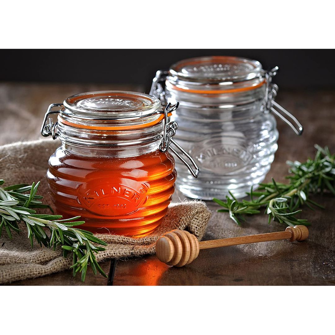Банка для меда с ложкой Kilner Glass Honey Pot Set Банка для меда с ложкой Kilner Glass Honey Pot Set