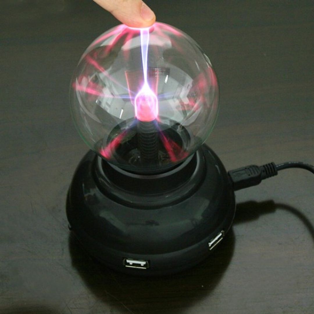 USB Плазменный шар с USB-хабом USB Плазменный шар с USB-хабом