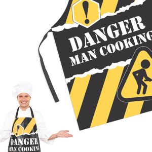 Фартук Опасно! Мужчина готовит! Danger! Man Cooking!