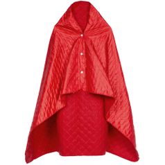 Плед-пончо для пикника SnapCoat (Красный)