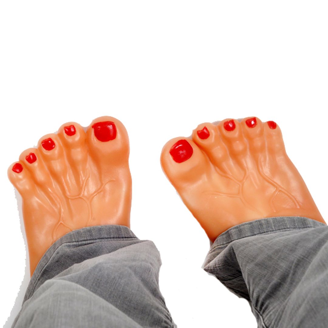 Тапочки Человеческие ноги Тапочки Человеческие ноги