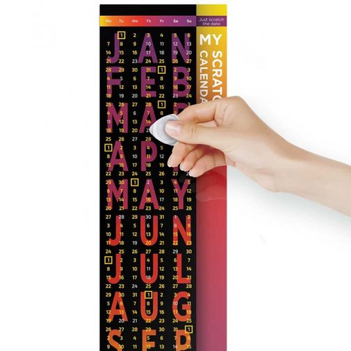 Скретч-календарь My Scratch Calendar 2019 Скретч-календарь My Scratch Calendar 2019