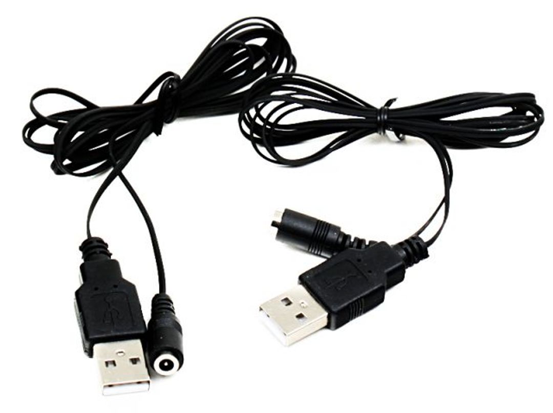 Перчатки с подогревом от USB Голубые