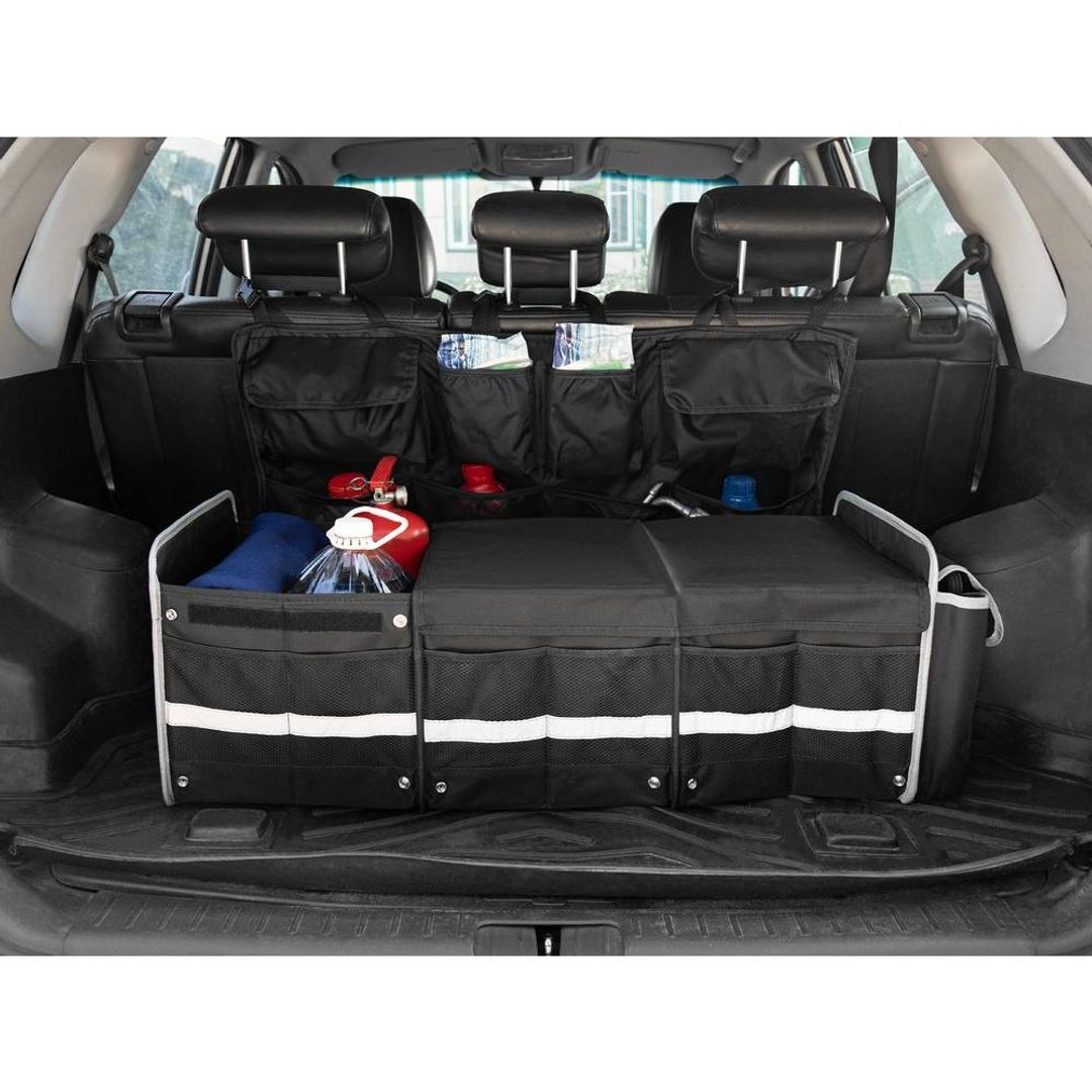 Органайзер в багажник с сумкой-холодильником Arranger (черный с серым) Органайзер в багажник с сумкой-холодильником Arranger (черный с серым)