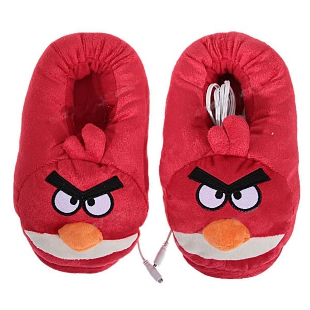 Тапочки с подогревом от USB Angry Birds
