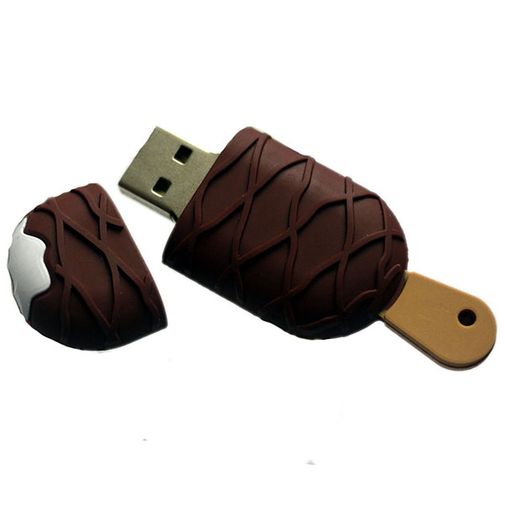 Флешка Эскимо 8 Гб Со снятой крышкой Флешка Эскимо 8 Гб Со снятой крышкой