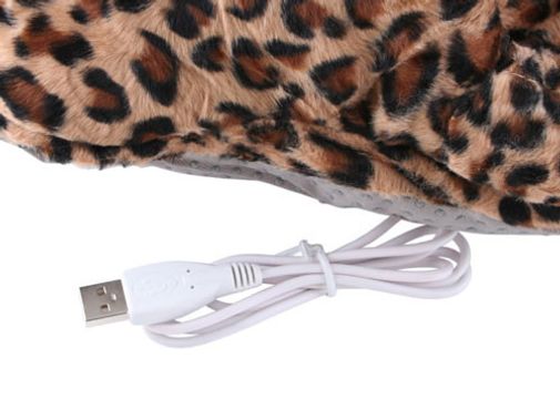 Тапок с подогревом от USB Лапа Леопарда