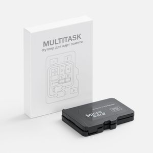 Футляр для карт памяти и SIM-карт Multitask (черный) Футляр для карт памяти и SIM-карт Multitask (черный)