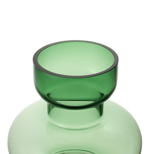 Ваза Florum, 25 см, изумрудная