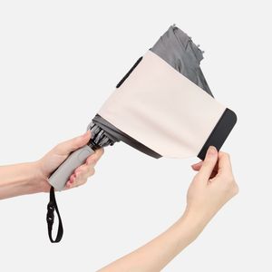 Зонт обратного сложения Easyroll (серый)