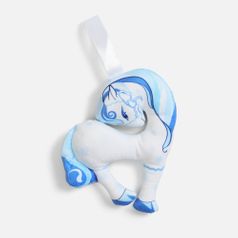 Мягкая игрушка-подвеска Снежка