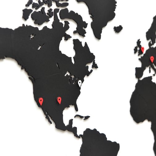 Декоративная Карта мира Wall Decoration Black mini Декоративная Карта мира Wall Decoration Black mini