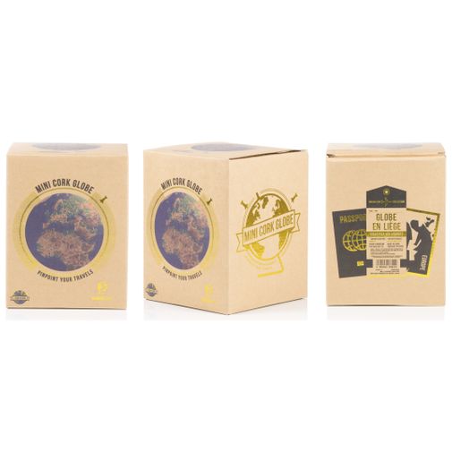 Пробковый мини-глобус Mini Cork Globe цветной