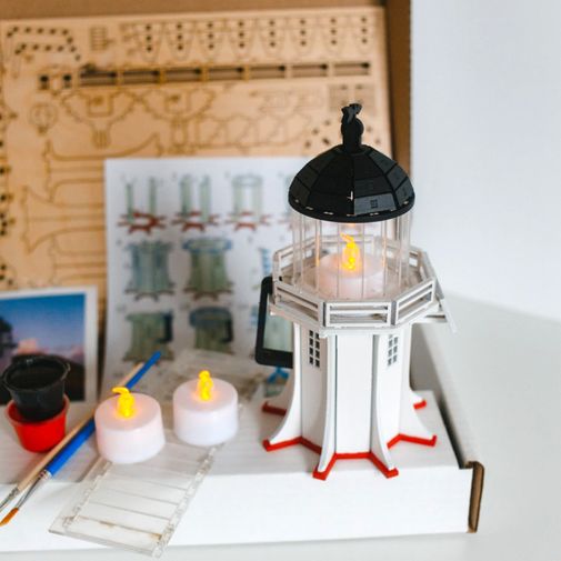 Модель сборная Маяк мыса Реинга (Новая Зеландия)