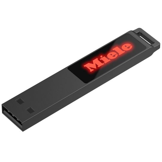 Флешка markBright Black с подсветкой логотипа 32 Гб (Красный)
