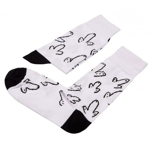 Носки Белые кактусы в ассортименте Носки Белые кактусы в ассортименте