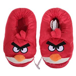 Тапочки с подогревом от USB Angry Birds