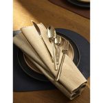 Набор столовых приборов Pure, золотистые глянцевые, 24 пред.