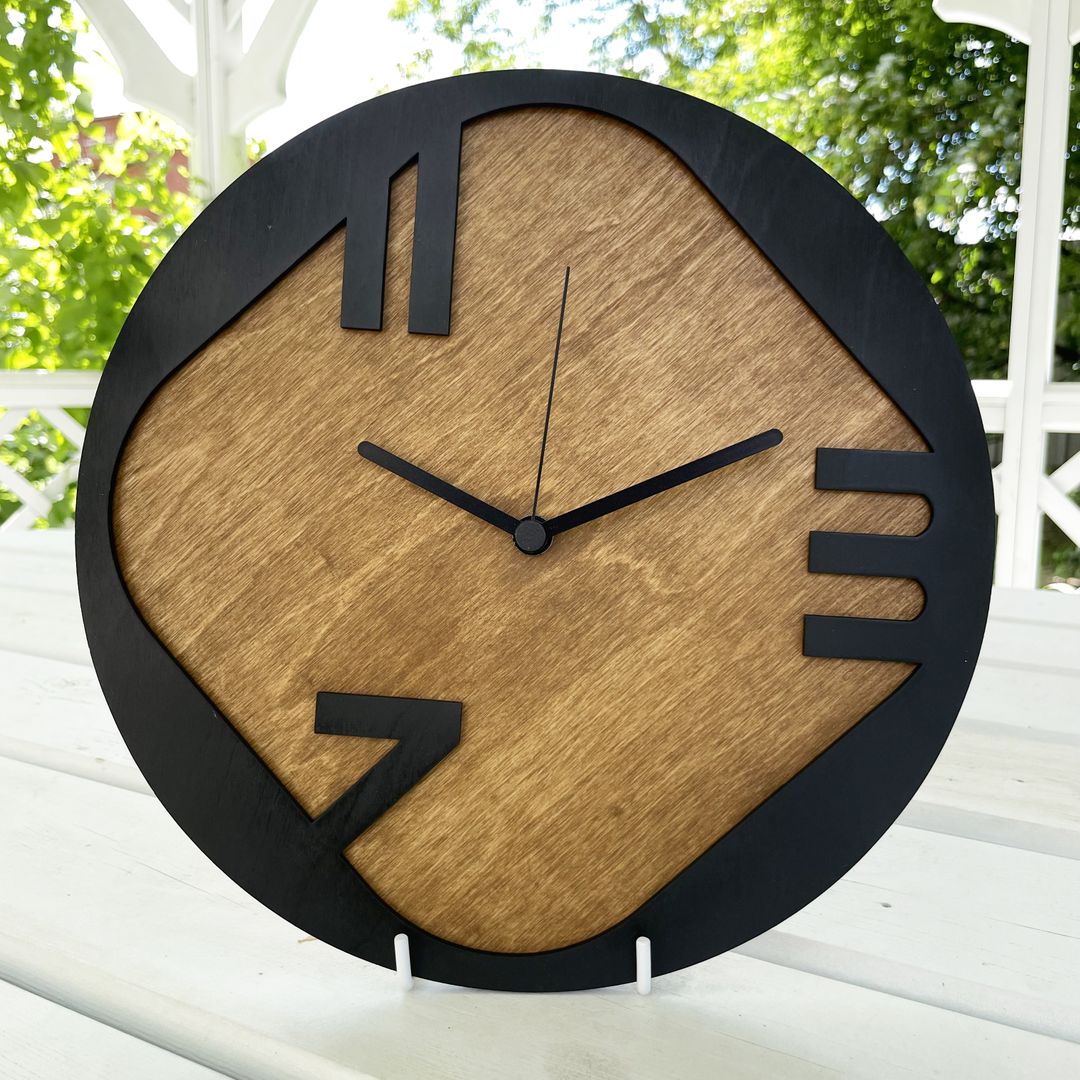 Часы настенные 3-7-11 Орех