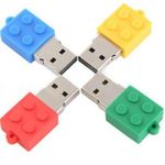 Флешка Лего 8 Гб Разные цвета, без крышек