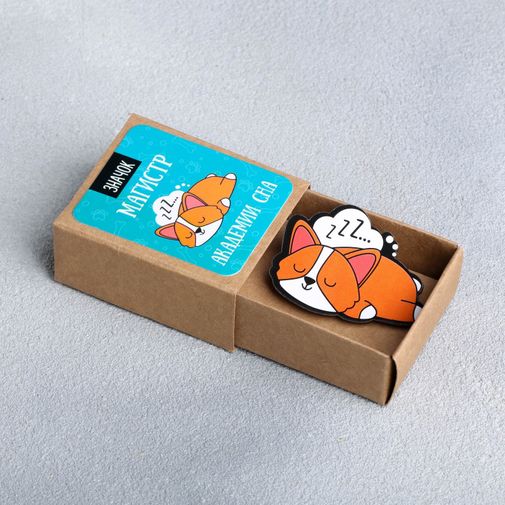 Значок в коробочке Магистр сна Значок в коробочке Магистр сна