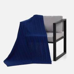 Плед Remitt (темно-синий (кобальт))