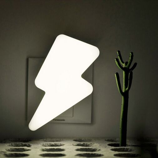 Ночник Молния (Белый с голубым) Использование Ночник Молния (Белый с голубым) Использование