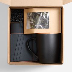 Подарочный набор Multimo Tea (черный с оранжевым)