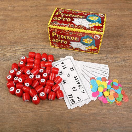 Настольная игра Русское Лото (классическое) Настольная игра Русское Лото (классическое)