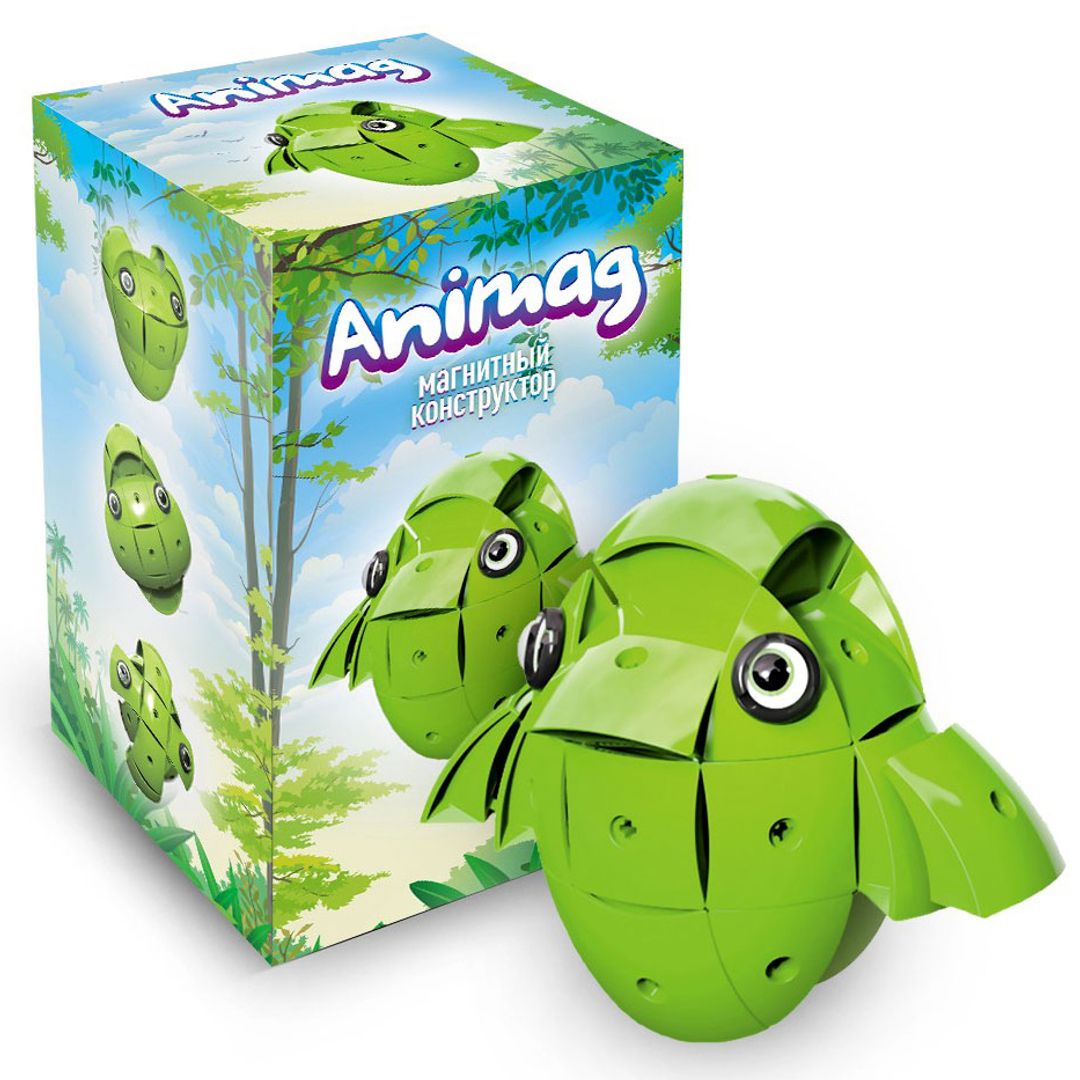 Магнитный конструктор Animag Зеленый