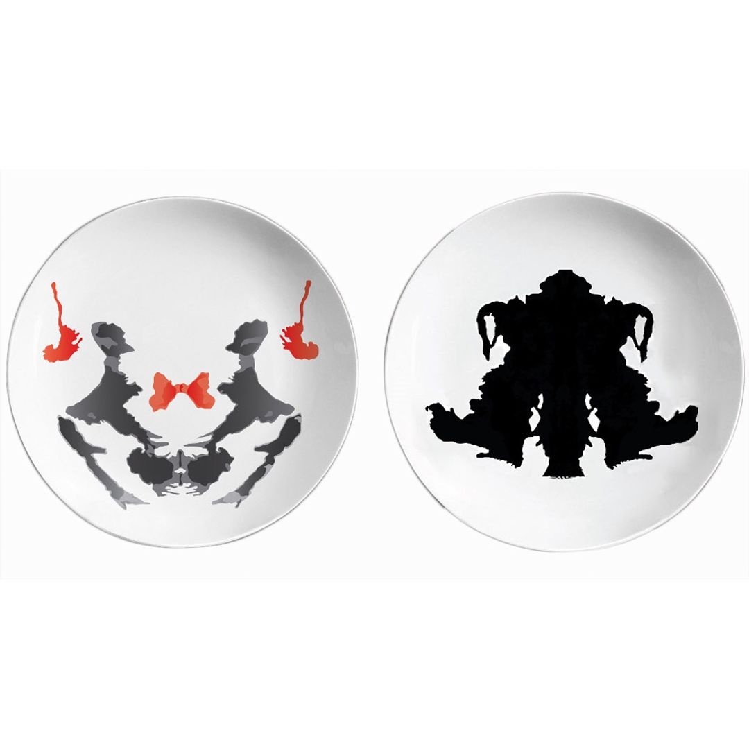 Набор тарелок Ужин С Роршахом Набор тарелок Ужин С Роршахом