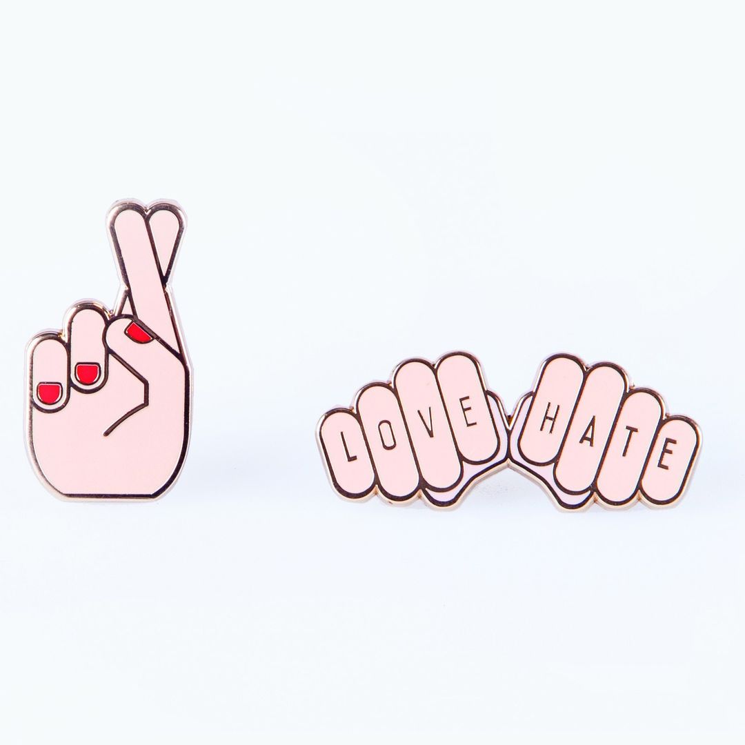 Набор булавок Pinaholic Hands (2 шт.) Набор булавок Pinaholic Hands (2 шт.)