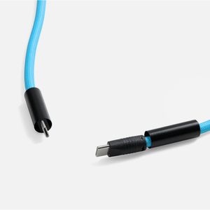 Кабель-ланьярд energyFlex Power Delivery 60 Вт (голубой)