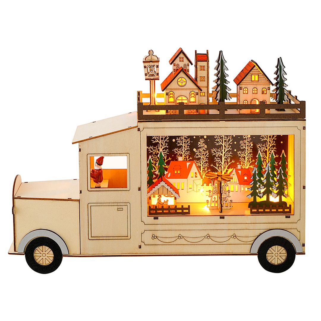 Декор новогодний с подсветкой Festive truck
