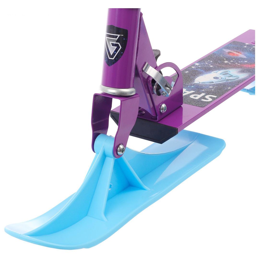 Самокат-снегокат Space is waiting (2 в 1)