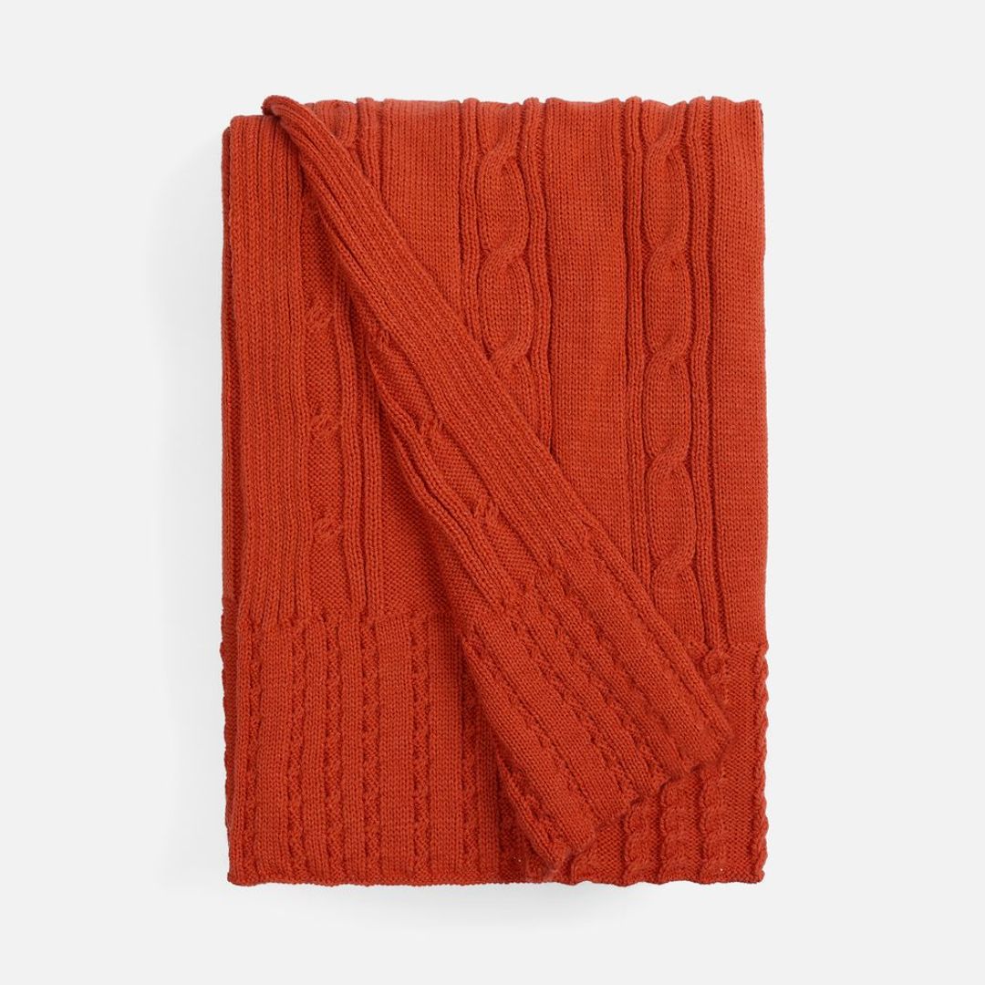 Плед Remitt (оранжевый (морковь))