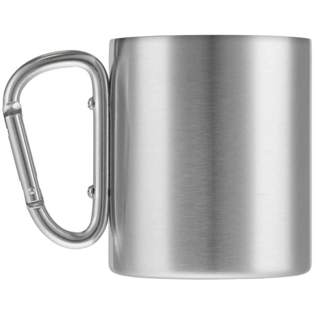 Кружка Trek с серебристой ручкой-карабином