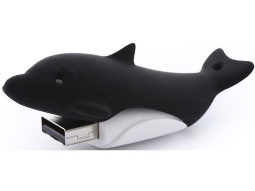Флешка Дельфин Черный 8 Гб Флешка Дельфин Черный 8 Гб