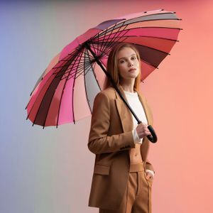 Зонт-трость Спектр (розовый)