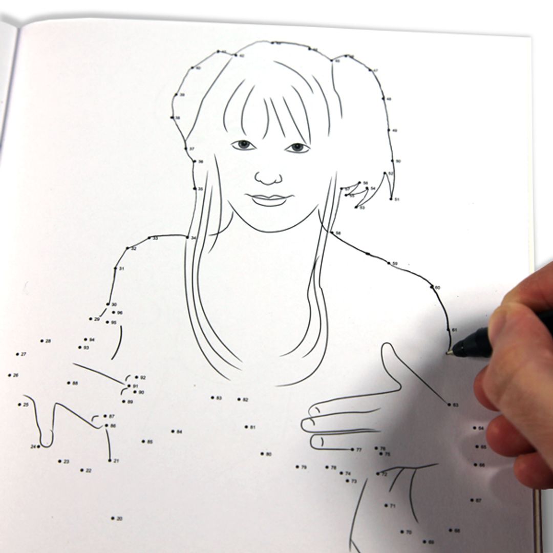 Обводилка От точки к точке Девушки Обводилка От точки к точке Девушки