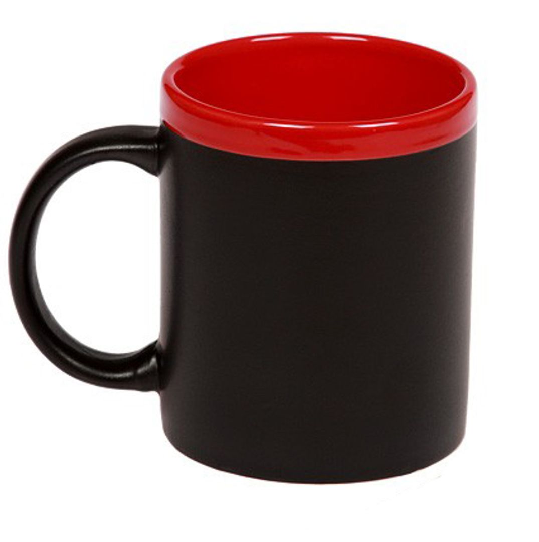 Кружка для рисования мелом (Красная) Без надписей