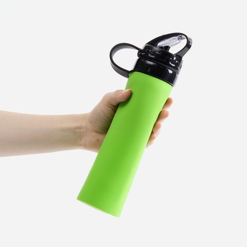 Складная бутылка для воды Langfossen (Зеленое яблоко) Складная бутылка для воды Langfossen (Зеленое яблоко)