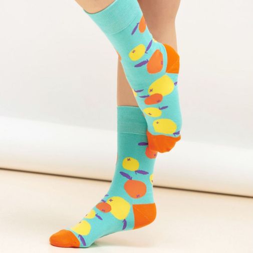 Носки Мандарины на веточках Носки Мандарины на веточках